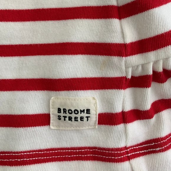 Kate Spade 3/4 Sleeve Striped Sailor Top Red Size XS - Picture 7 of 9